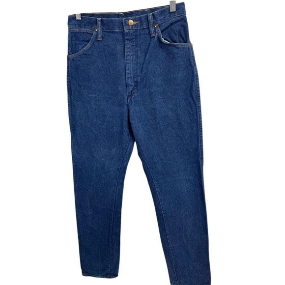 Wrangler Denim - Wrangler | vintage size 11 dark denim women's jeans | 34 inch inseam